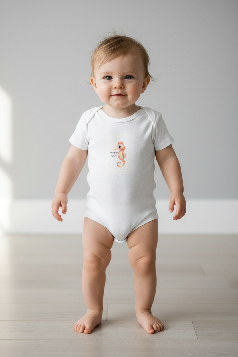 Friday "Kind words and encouragement, can help each other." Mermaid-Baby Collection